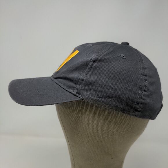 Port & Company Boy's Strapback Hat Gray Youth Embroidered W Logo - Picture 5 of 11